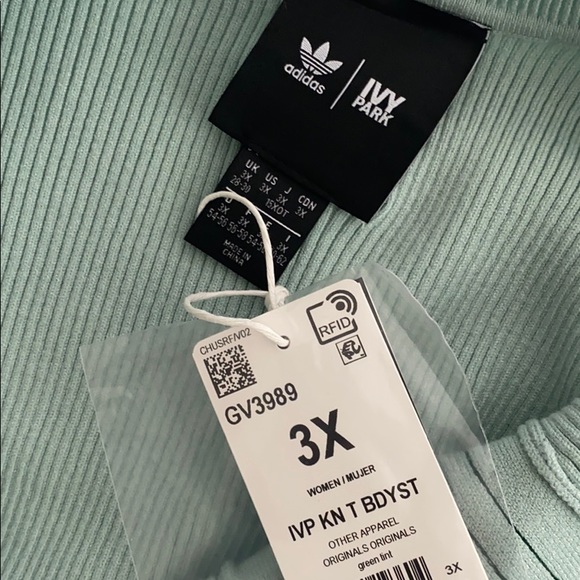 Adidas x Ivy Park Drip 1 Bodysuit Plus Size - Picture 6 of 6